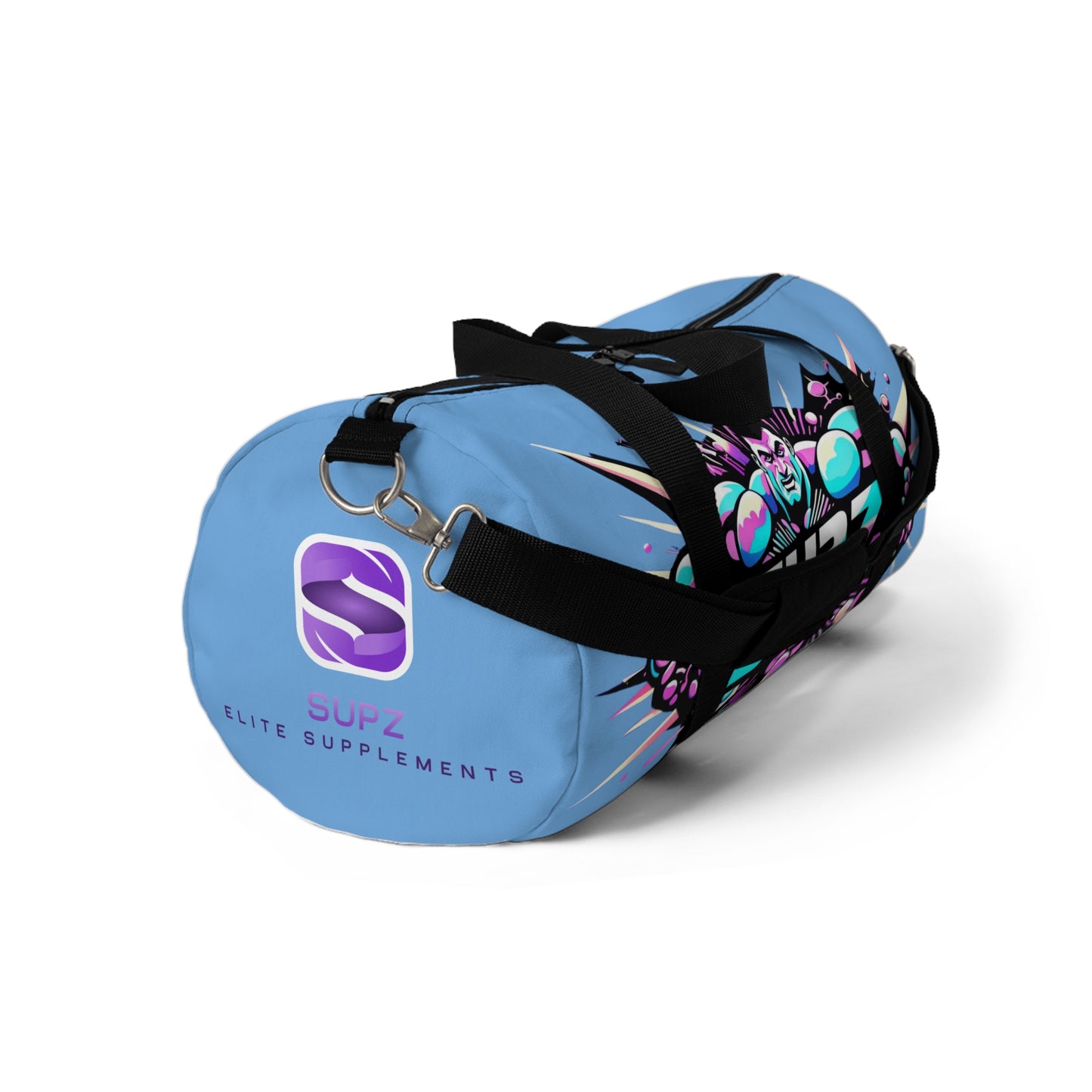 Mens Graphic Duffel Bag - Bold Design for Gym and Travel - Supz