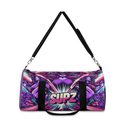 Womens Graphic Duffel Bag – Perfect for Gym, Travel & Fitness Enthusiasts - Supz