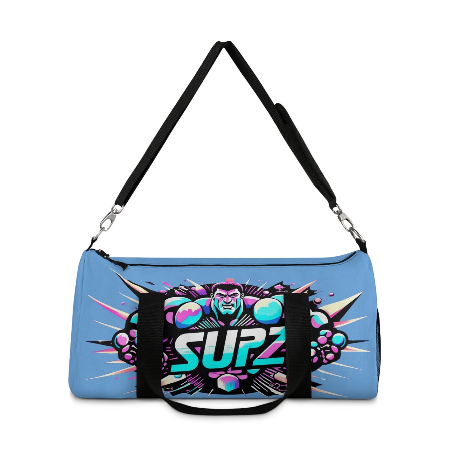 Mens Graphic Duffel Bag - Bold Design for Gym and Travel - Supz