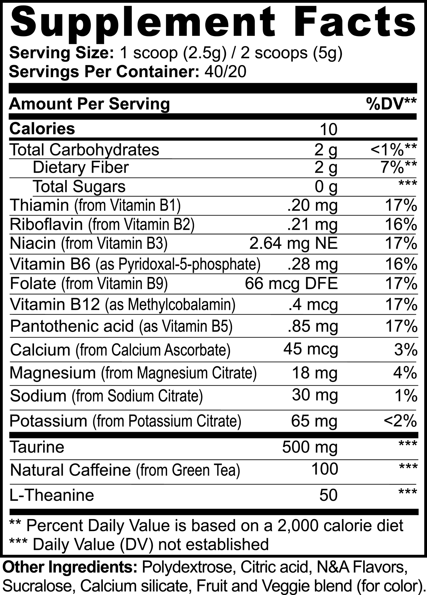 Energy Powder (Strawberry Shortcake) - Supz