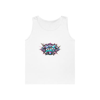 Supz Mens Heavy Cotton Tank Top – Perfect for Summer Fun! - Supz