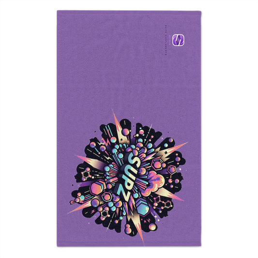 Vibrant Purple Gym Towel with 'SUPZ' Design - Perfect for Sports & Events - Supz