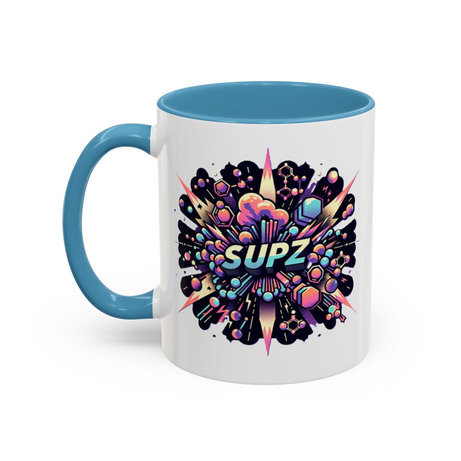 Supz Elite Supplements Coffee Mug - 11oz & 15oz with Colorful Design - Supz