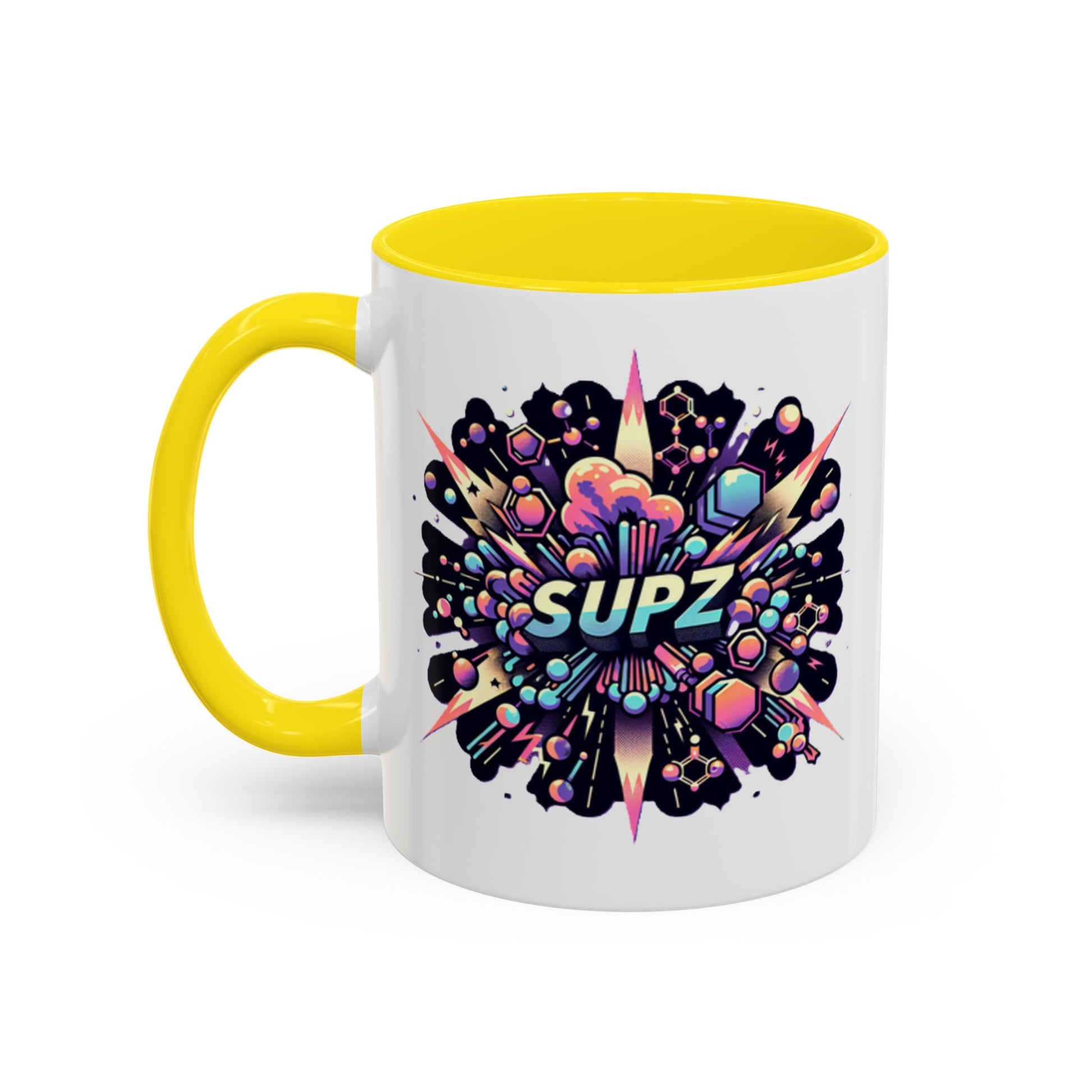 Supz Elite Supplements Coffee Mug - 11oz & 15oz with Colorful Design - Supz