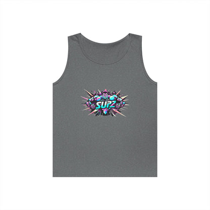 Supz Mens Heavy Cotton Tank Top – Perfect for Summer Fun! - Supz
