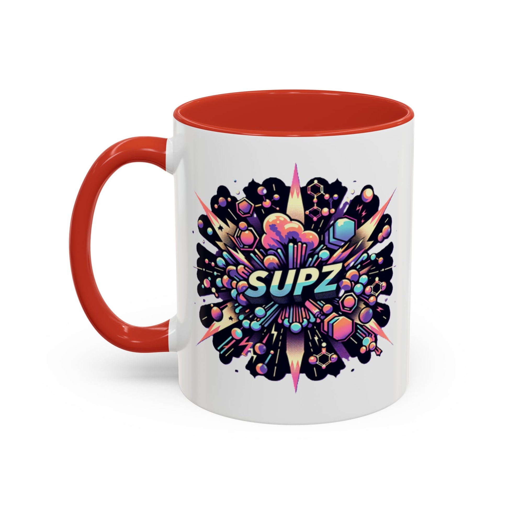 Supz Elite Supplements Coffee Mug - 11oz & 15oz with Colorful Design - Supz