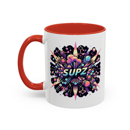 Supz Elite Supplements Coffee Mug - 11oz & 15oz with Colorful Design - Supz