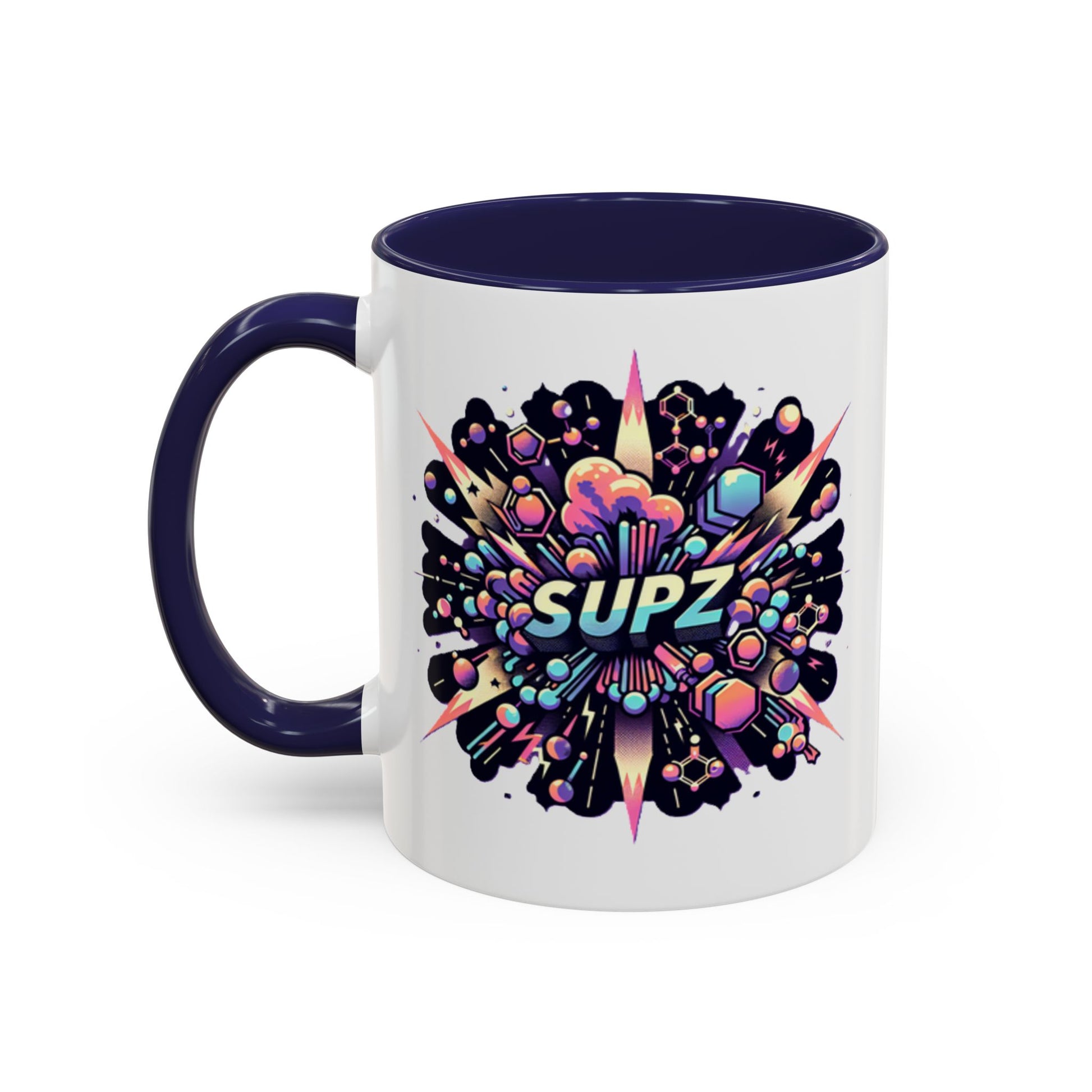 Supz Elite Supplements Coffee Mug - 11oz & 15oz with Colorful Design - Supz