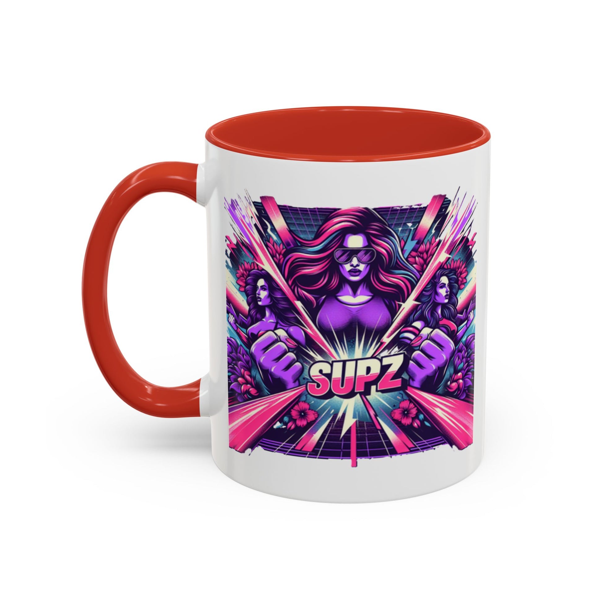 Supz Womens Coffee Mug - Stylish 11/15oz Drinkware for Fitness Enthusiasts - Supz