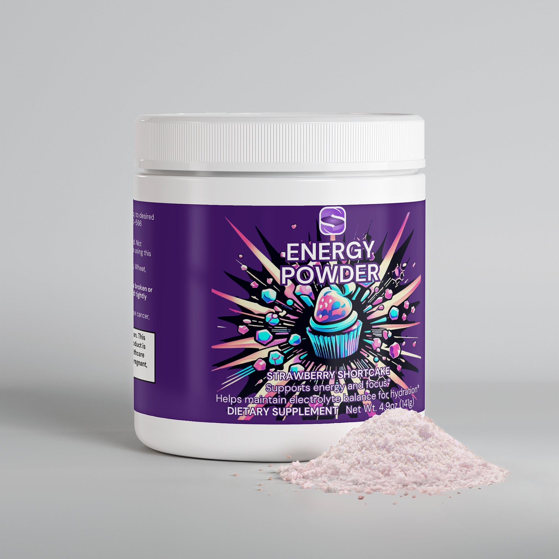 Energy Powder (Strawberry Shortcake) - Supz