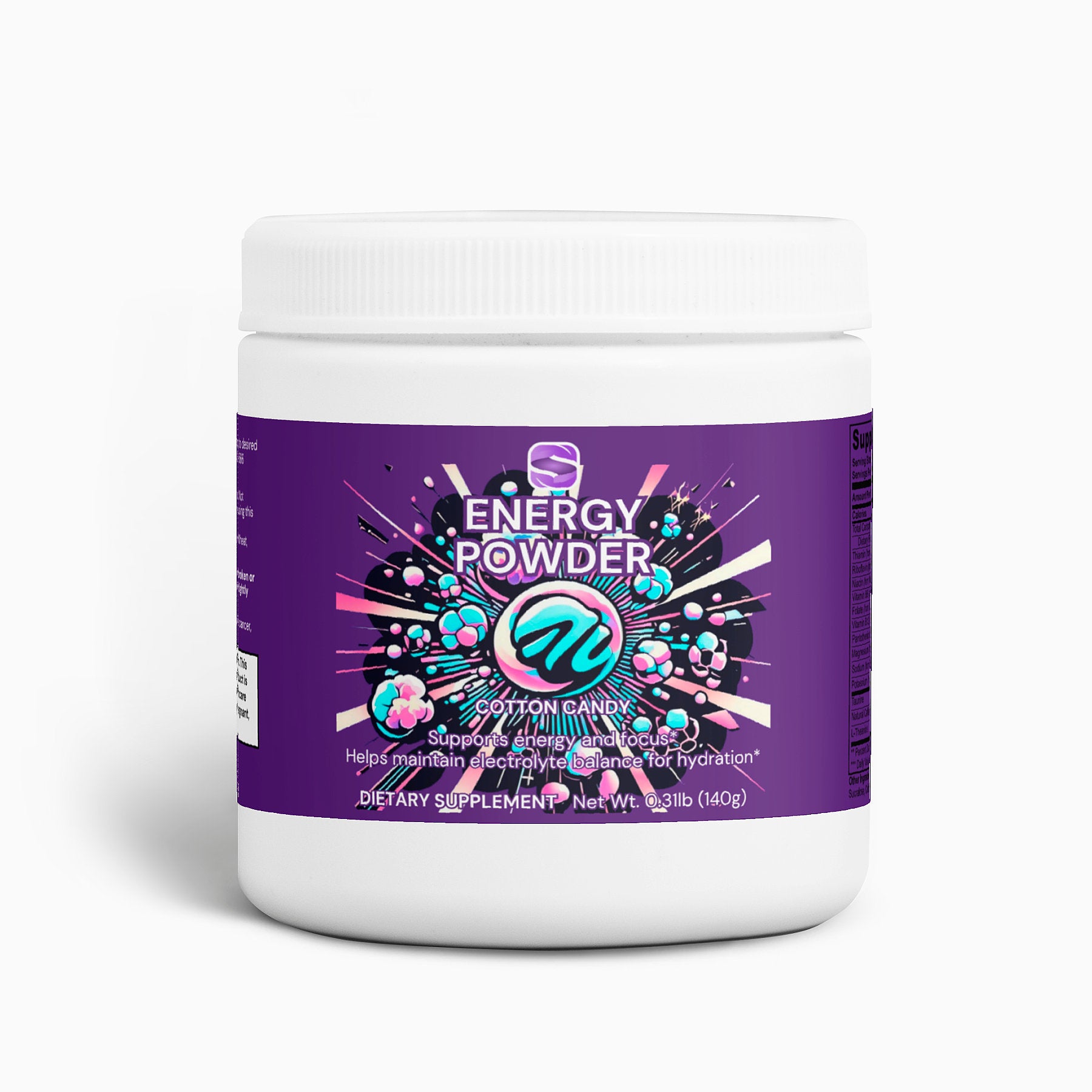 Energy Powder (Cotton Candy) - Supz