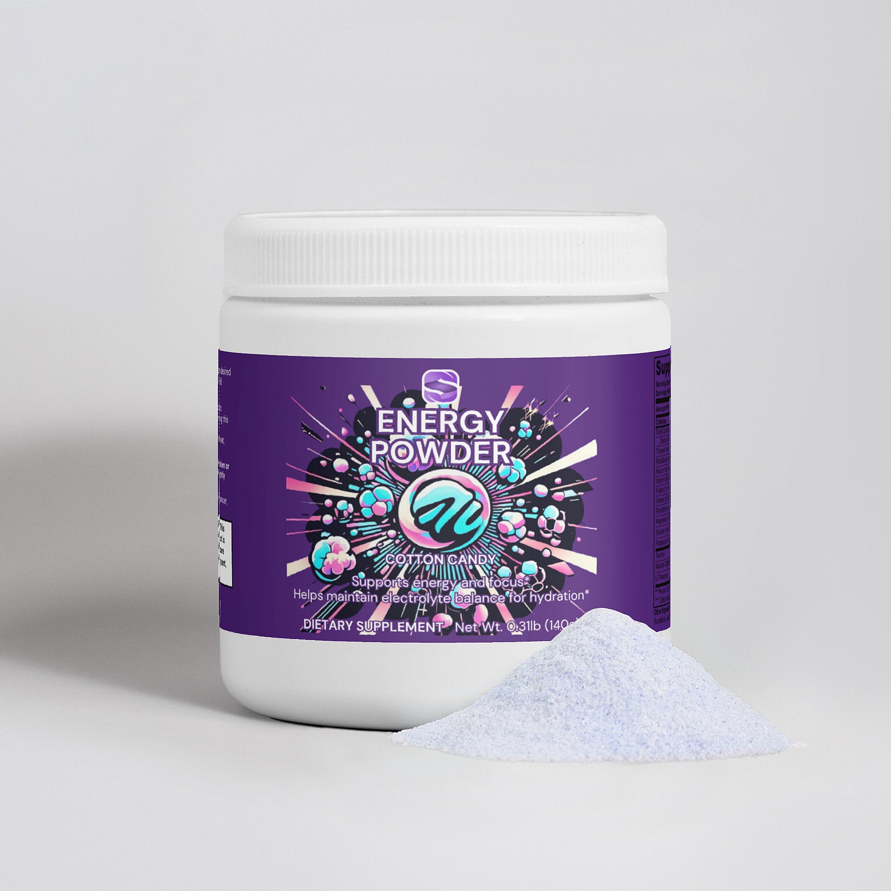 Energy Powder (Cotton Candy) - Supz