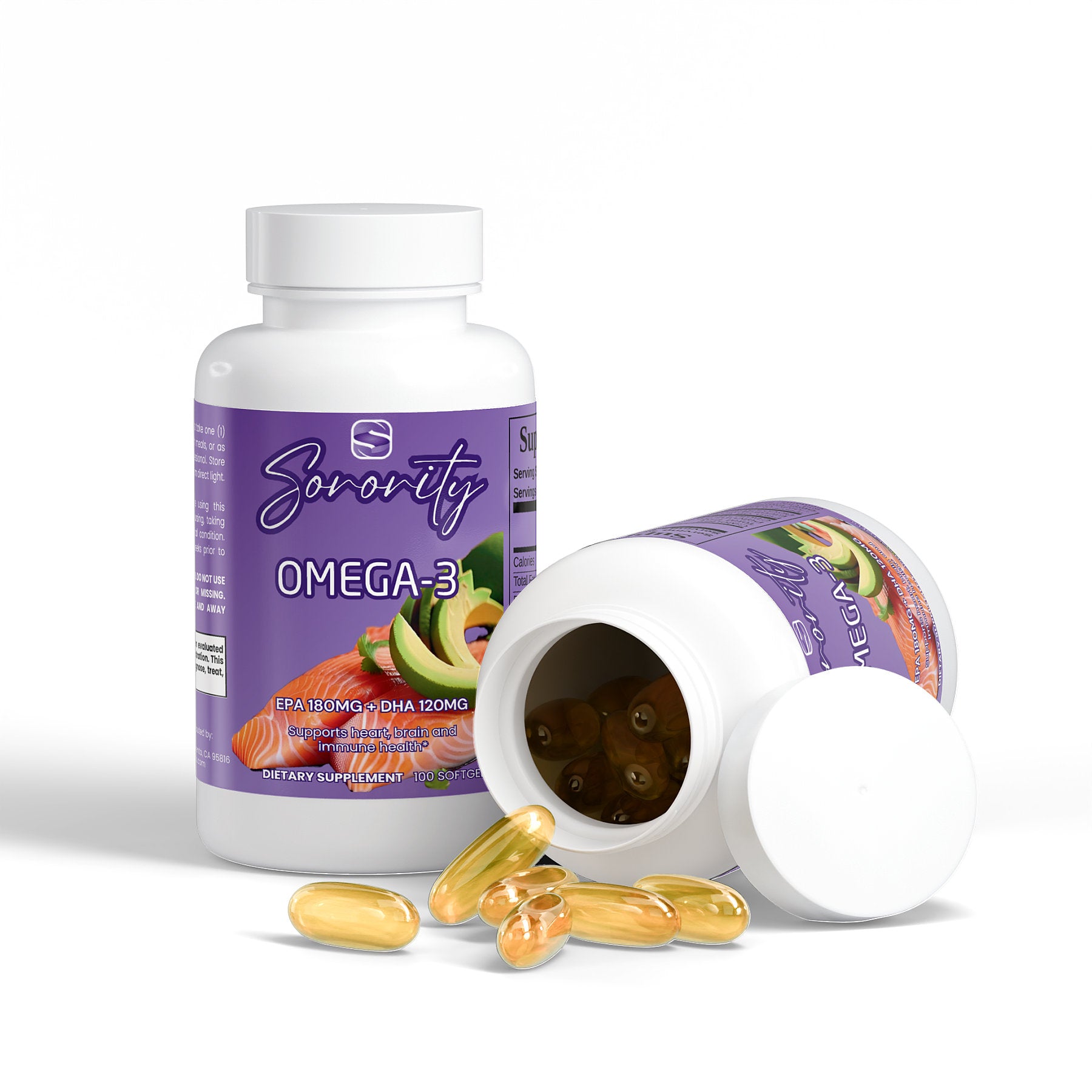 Omega-3 EPA 180mg + DHA 120mg - Supz