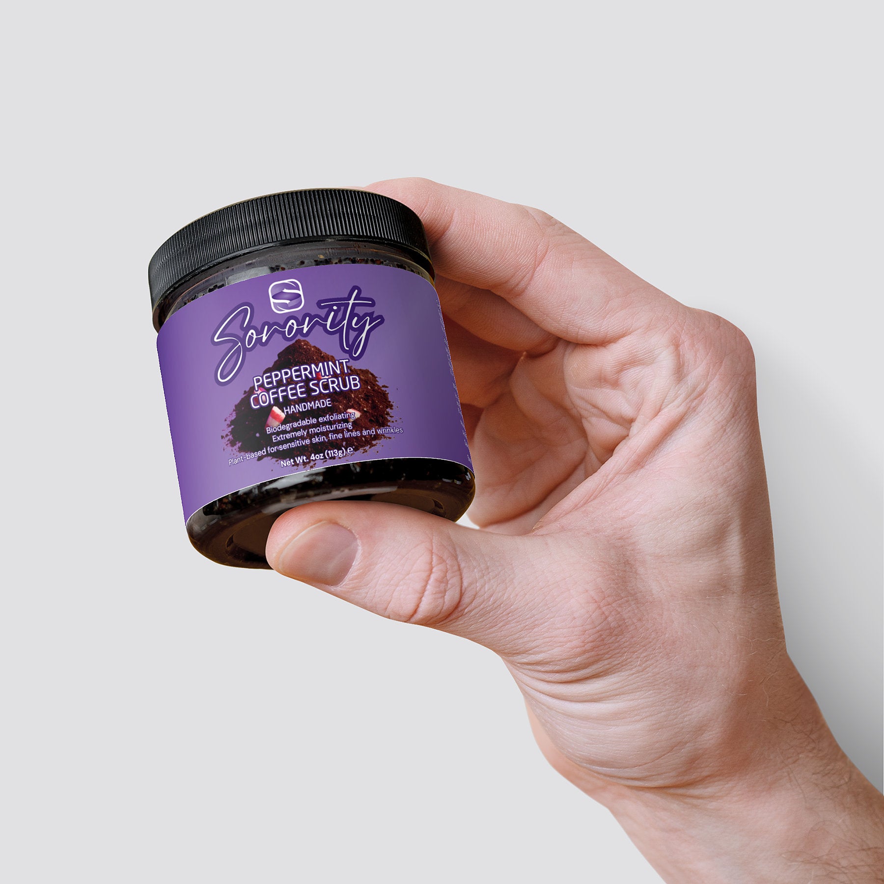 Sorority Peppermint Coffee Scrub - Supz