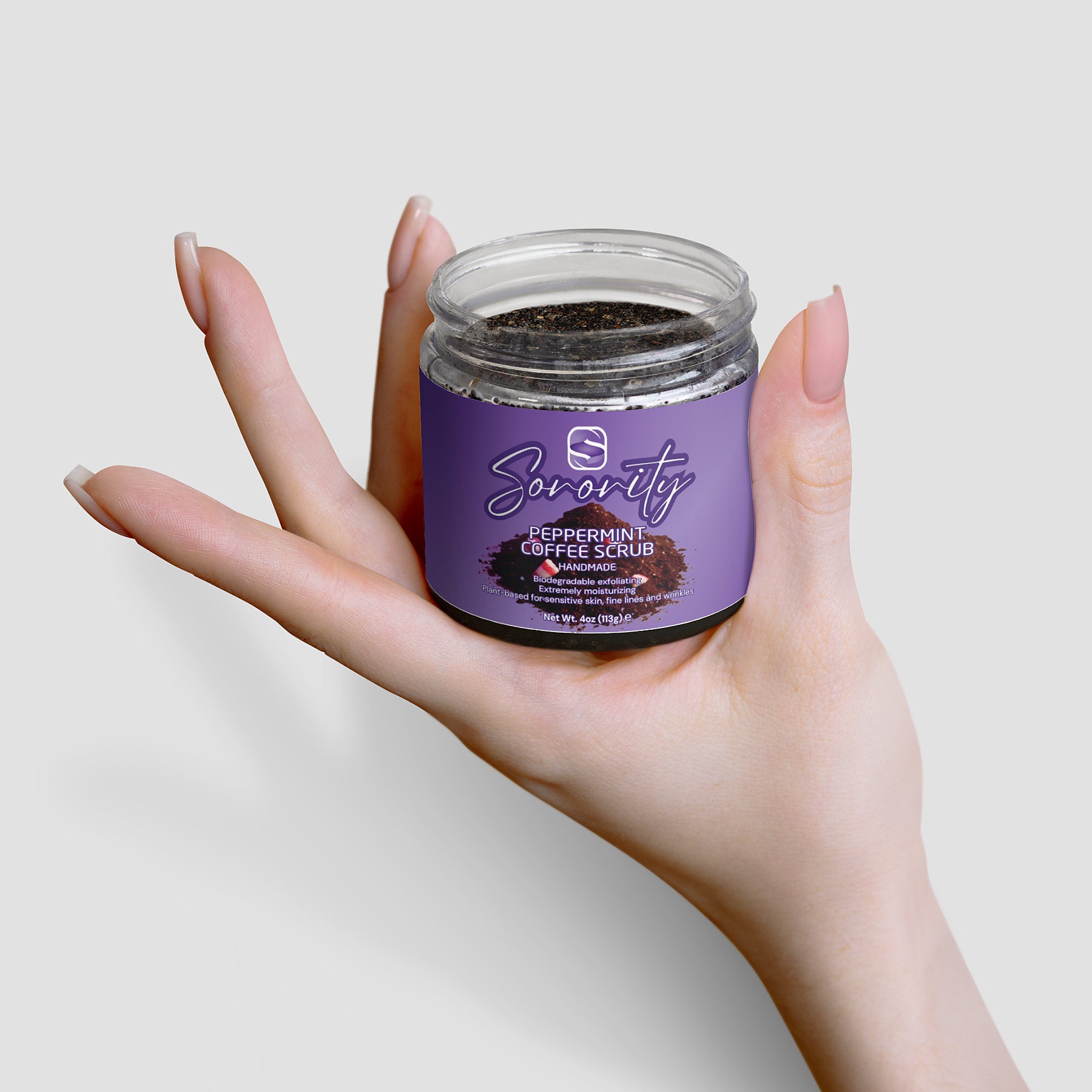 Sorority Peppermint Coffee Scrub - Supz