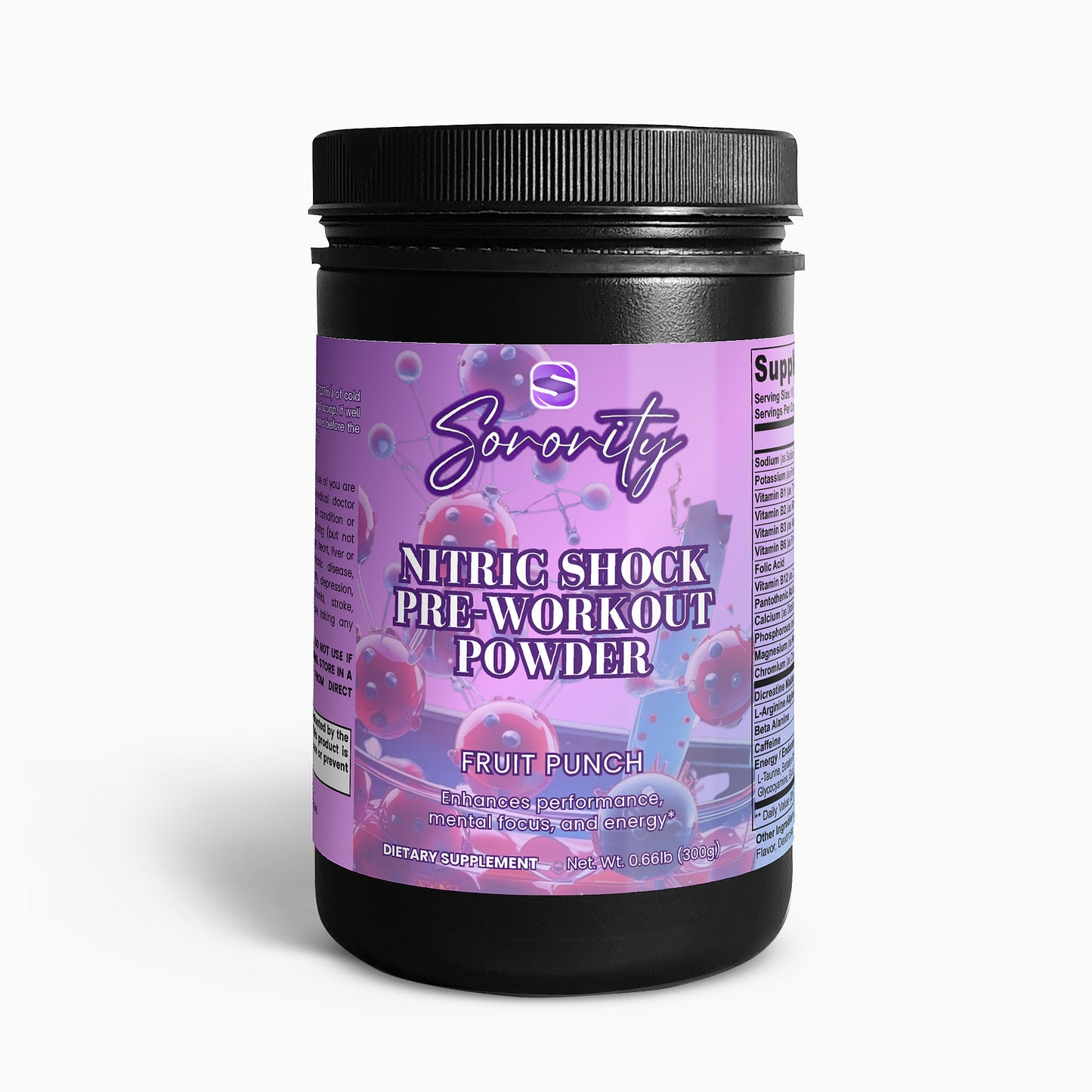 Nitric Shock Pre-Workout Powder (Fruit Punch)