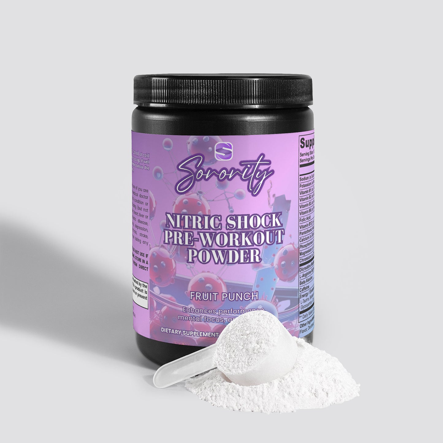 Nitric Shock Pre-Workout Powder (Fruit Punch)