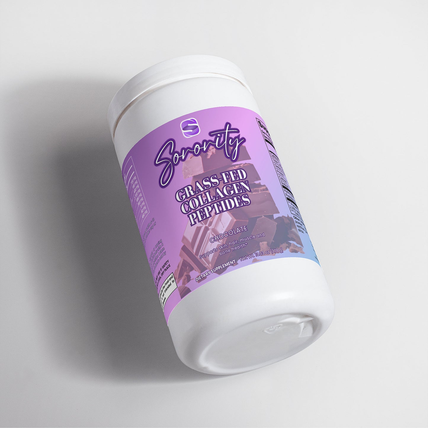 Grass-Fed Collagen Peptides Powder (Chocolate)