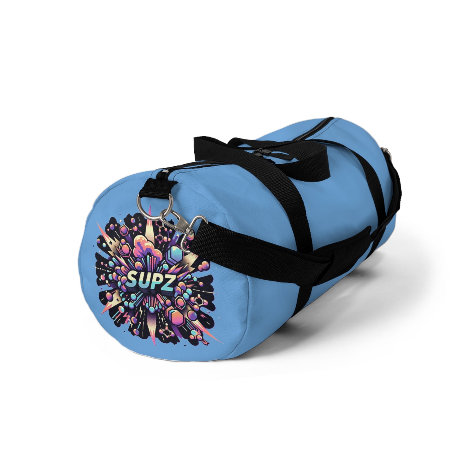 Versatile Blue Duffel Bag for Travel and Gym - Supz