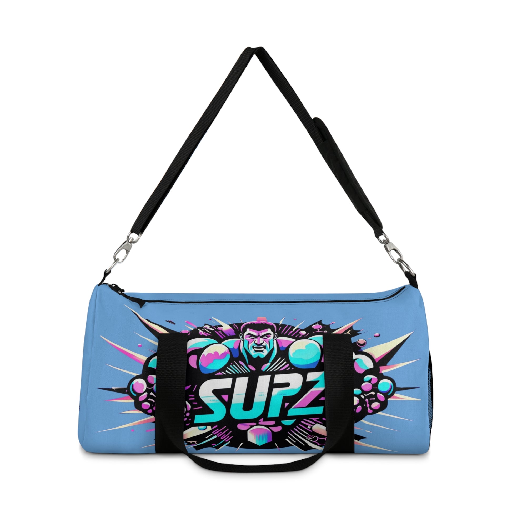 Mens Graphic Duffel Bag - Bold Design for Gym and Travel - Supz