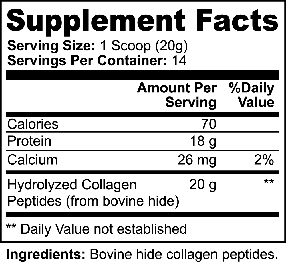 Sorority Hydrolyzed Collagen Peptides - Supz