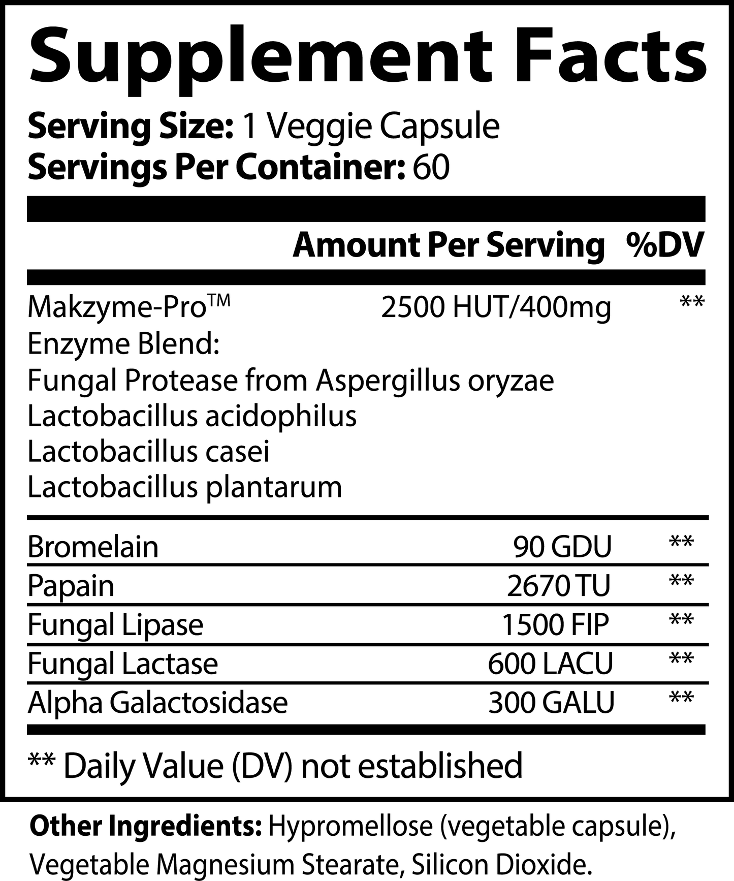Digestive Enzyme Pro Blend - Supz