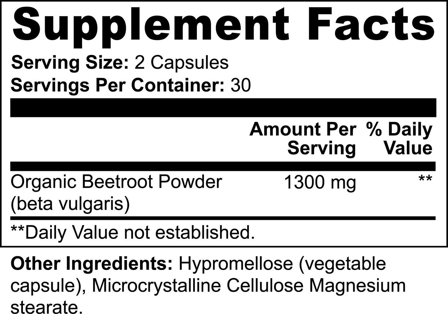 Sorority Beetroot Capsules - Supz