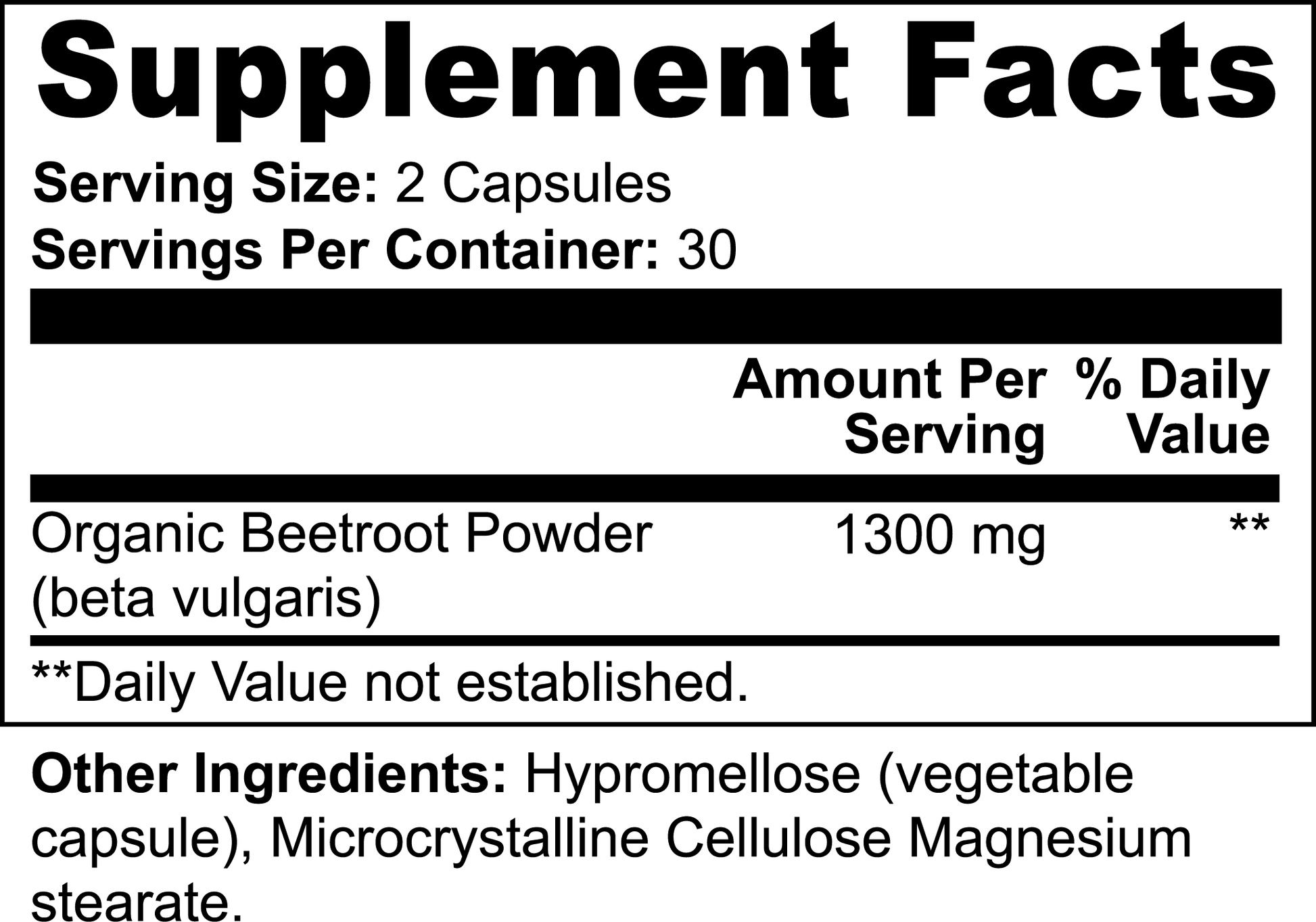 Sorority Beetroot Capsules - Supz