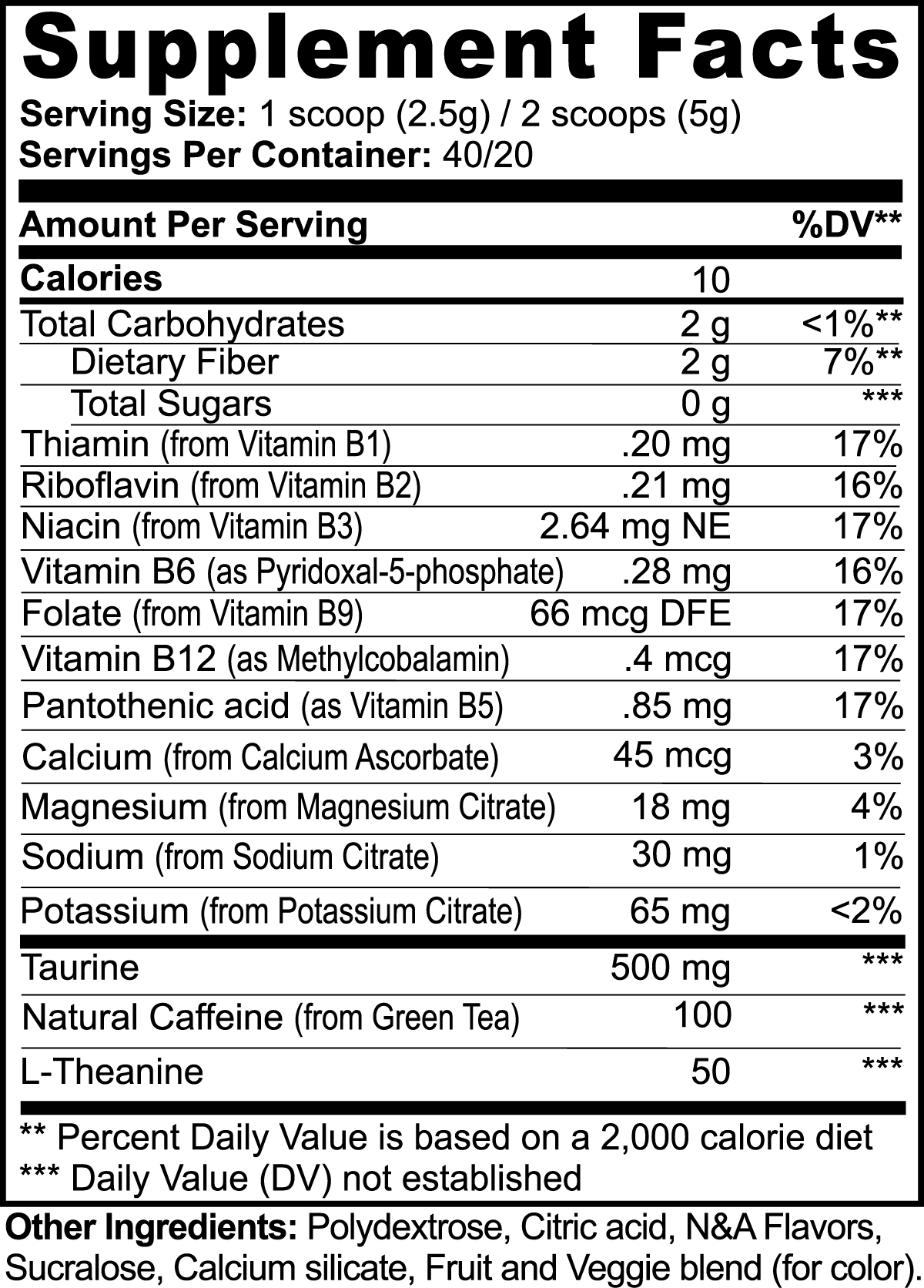 Energy Powder (Fruit Punch) - Supz