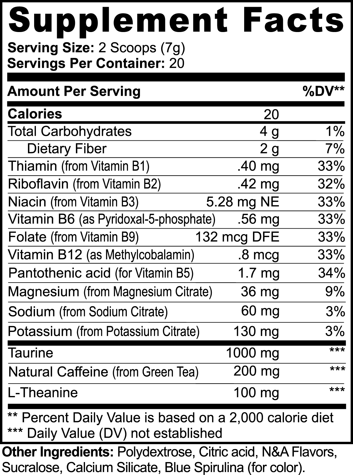Energy Powder (Cotton Candy) - Supz