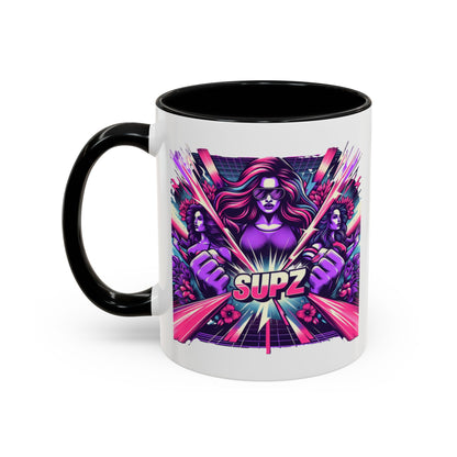 Supz Womens Coffee Mug - Stylish 11/15oz Drinkware for Fitness Enthusiasts - Supz