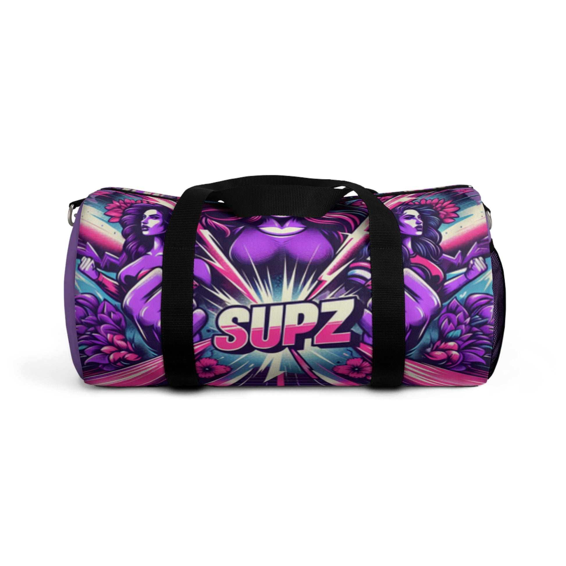 Womens Graphic Duffel Bag – Perfect for Gym, Travel & Fitness Enthusiasts - Supz